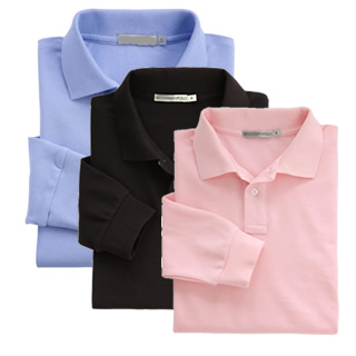 翻領長袖t恤衫定做