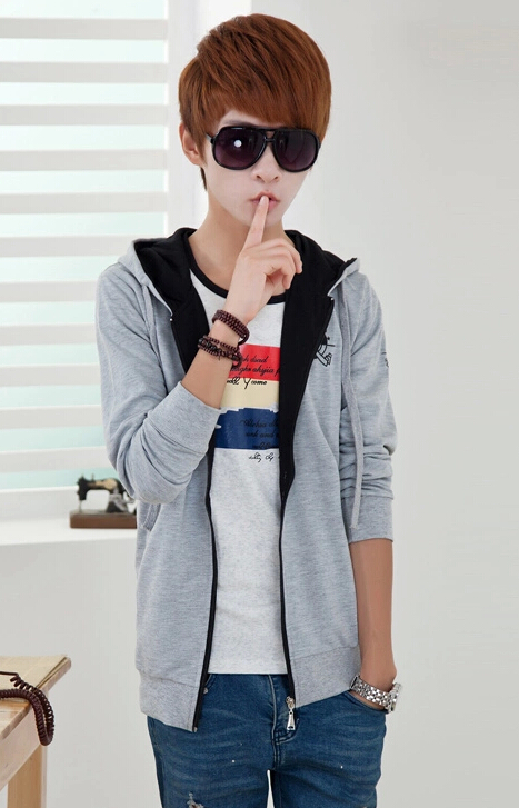 時尚開衫男款衛衣