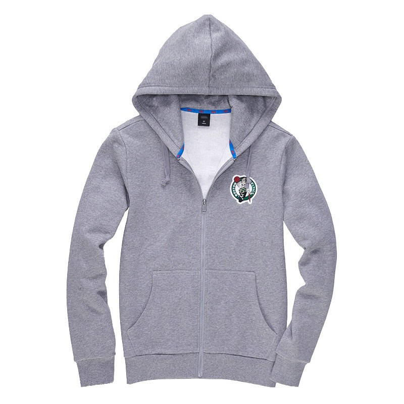 灰色連帽開衫衛衣