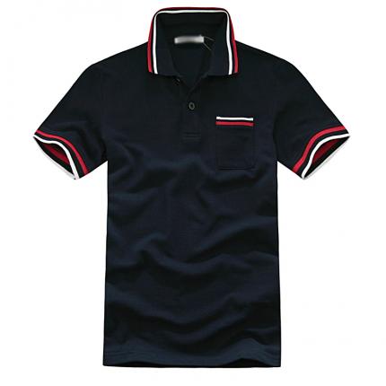 空白雙領T恤衫定做