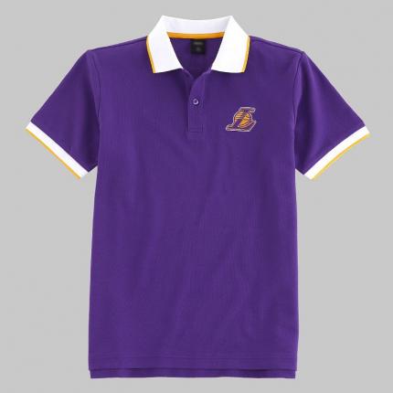 【定制】衣領撞色T恤衫 男士翻領短袖時尚POLO衫