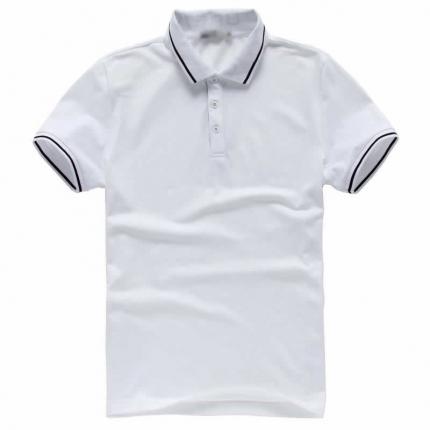 男士翻領短袖純棉T恤衫 時尚款式加工制作