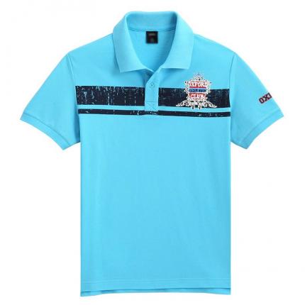 雙領(lǐng)撞色T恤衫定制