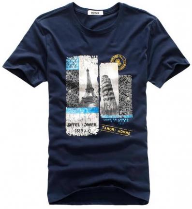 時尚印花圓領T恤衫網(wǎng)上批發(fā)