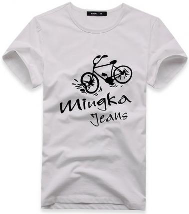 空白企業文化衫個性圖案印制