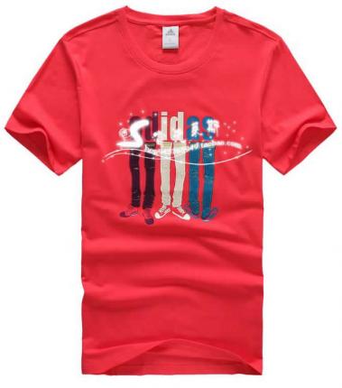 紅色文化衫時尚印花設計