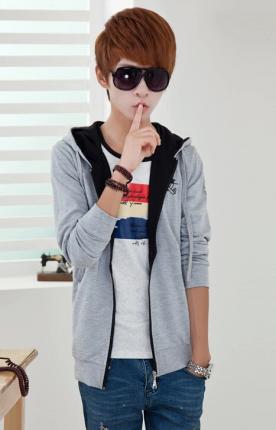 時尚亮色衛衣男款