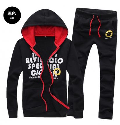 時尚連帽開衫衛衣套裝定制