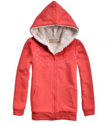 時尚加厚毛開衫女士衛衣