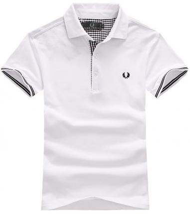 紅色時尚翻領T恤衫